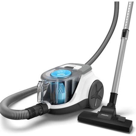 Philips 2000 Series XB2122 Vacuum Cleaner 13L Dust Container - Arctic White/Sky Blue - Powerful & Efficient Cleaning!